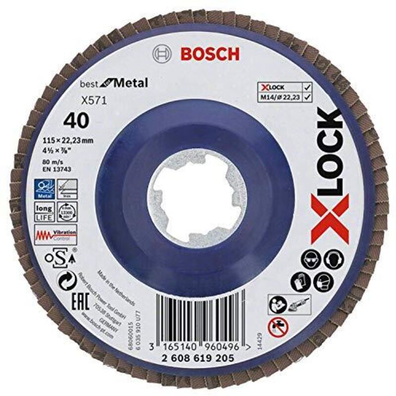 Dischi Lamellari Bosch X-Lock D115 G.60