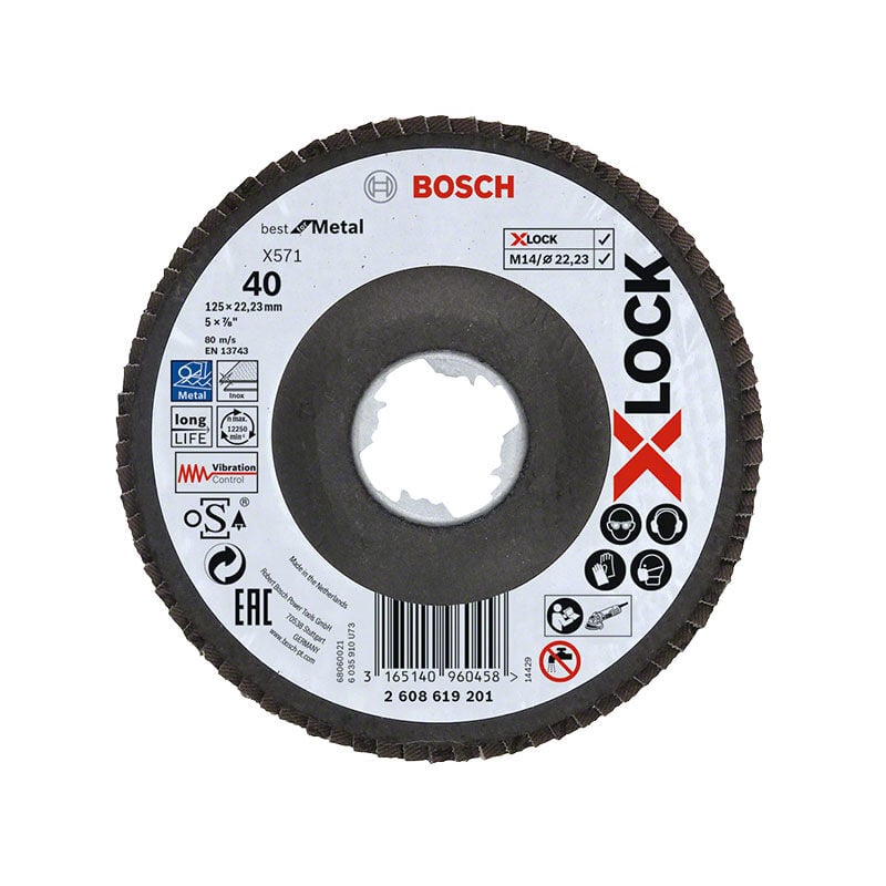 Disco lamellare offset X-Lock Best Metal Bosch 125...