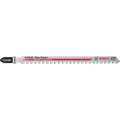 Bosch Accessories 2608900564 LAMA per seghetto alternativo EXPERT ‘Fiber Plaster T 341 HM, 3 pezzi 3 pz.