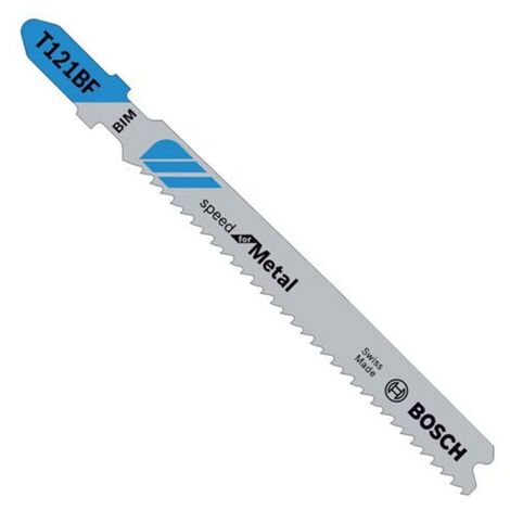Bosch Professional 3x Lame per seghetto alternativo T 118 BF Flexible for Metal (per Lamiere di acciaio, accessorio Seghetto alternativo)