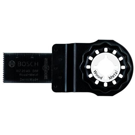 Bosch Professional 5x Lama per tagli dal pieno AIZ 20 AB (per legno e nel metallo, 20 x 30 mm, accessori utensili multifunzione)