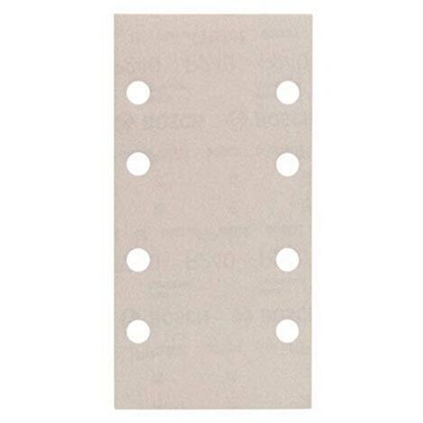 Bosch Professional BOS-2608607974 Bosch 2608607974-Lija Orbital C470: 93x186mm 8P. G240 x50, Nero