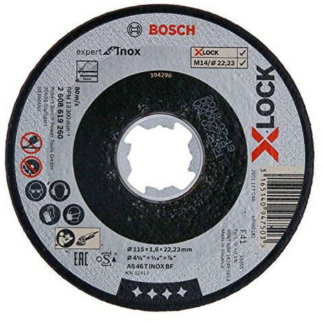 BOSCH Professional Bosch 2608619260 Trennscheibe gerade 115 mm 22.23 1 St. (2608619260)
