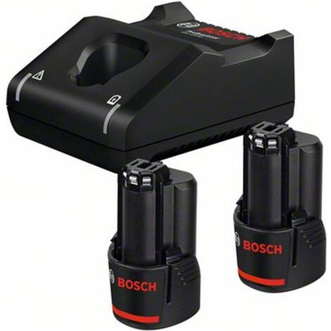 Bosch Professional Bosch Akku Starter-Set: 2 x GBA 12 Volt, 2.0 Ah und GAL 12V-40, im Karton