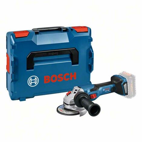 Bosch Professional Bosch Akku-Winkelschleifer GWS 18V-15 C, Solo Version, Zusatzhandgriff, L-BOXX