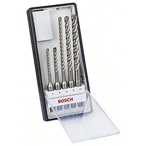 BOSCH Professional Bosch plus-7X, 5/6/6/8/10mm Jeu de 5 pièces (2608576199)