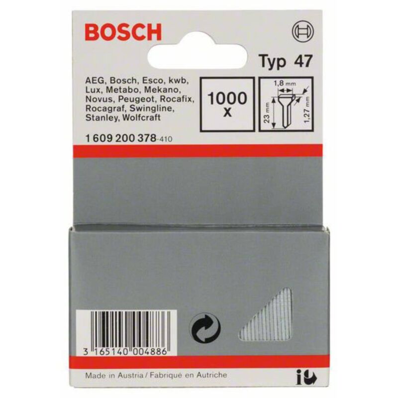 Bosch Clou type 47 1 8 x 1 27 x 23 mm 1609200378 - vue 2