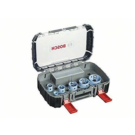 Bosch Professional Coffret de 9 Scies Trépan Set pour Electricien Special for Sheet Me...