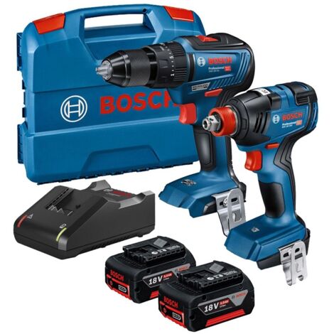 Bosch Professional Combi Drill Twin Pack 18V 2 x 5.0Ah Li-ion