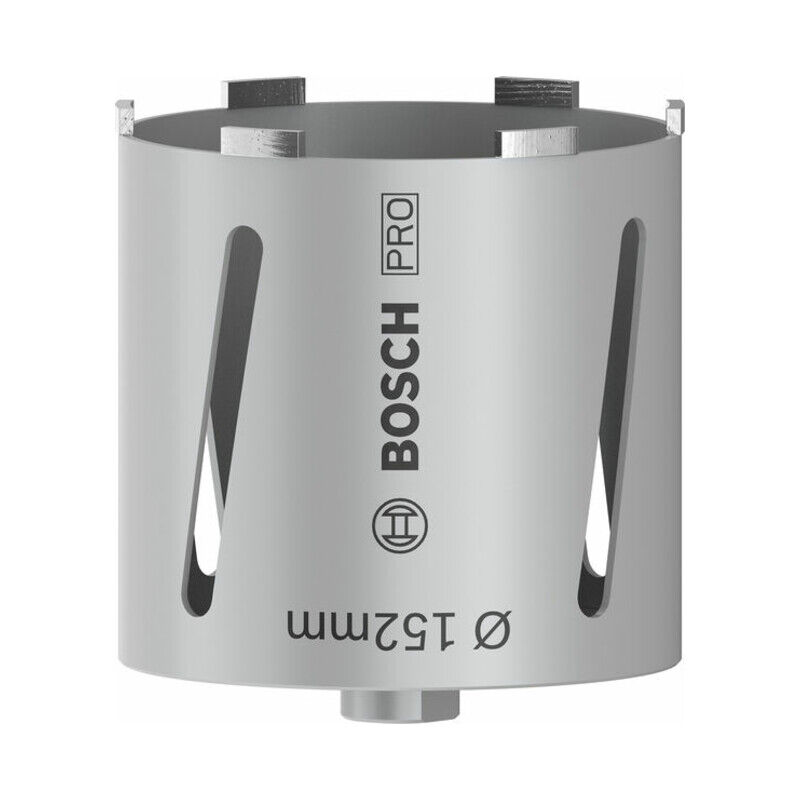 Bosch 1x Couronnes de forage à sec diamantées PRO Material pour G 12 pouce et forets diamantés pour Briques silicocalcaires Brique Ø 152 mm Professional Accessoire Foret diamanté - vue 7