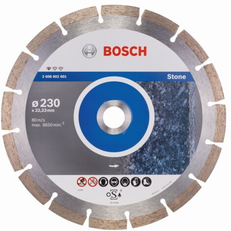 BOSCH Diamanttrennscheibe Standard für Stone, 230 x 22,23 x 2,3 x 10 mm