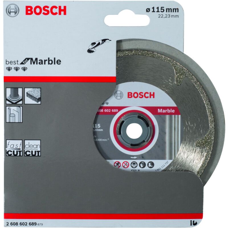 Bosch - Meilleur disque de coupe diamanté en marbre 115 x 2223 x 22 x 3 2608602689