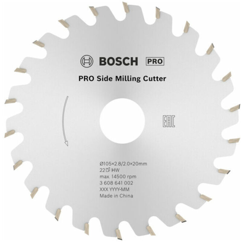 Bosch - Fraise à disque 22 20 mm 2,8 mm 3608641002