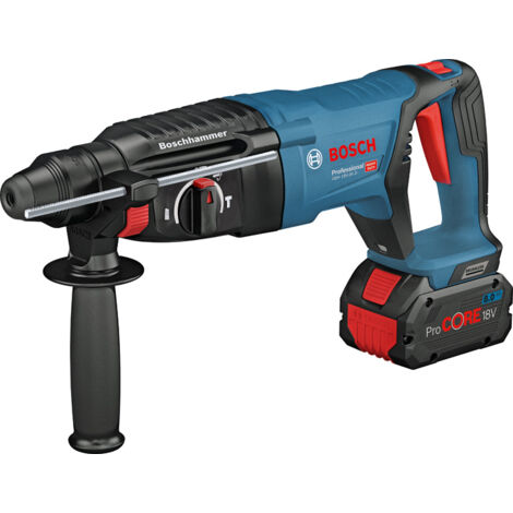 Bosch Professional GBH 18V-26 D - Martillo perforador a batería (18V, 2,6 J,Ø máx. 26 mm, SDS plus, sin batería, en maletín)