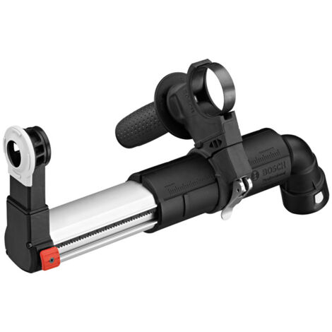 Bosch Professional GDE 16 Plus - Colector de polvo (para martillos SDS Plus 2 y 3 kg de Bosch), Negro/Plata
