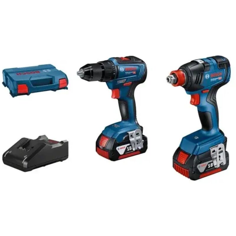 Bosch - 06019J2208 Kit due avvitatori Brushless 18 v con batterie