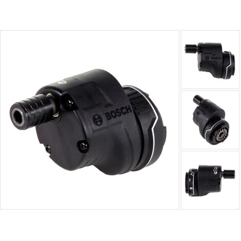 Bosch Professional GFA 12-E FlexiClick Offset Angle Adapter for GSR 12V-15 and GSR 12V-35 Cordless Drills and Drivers
