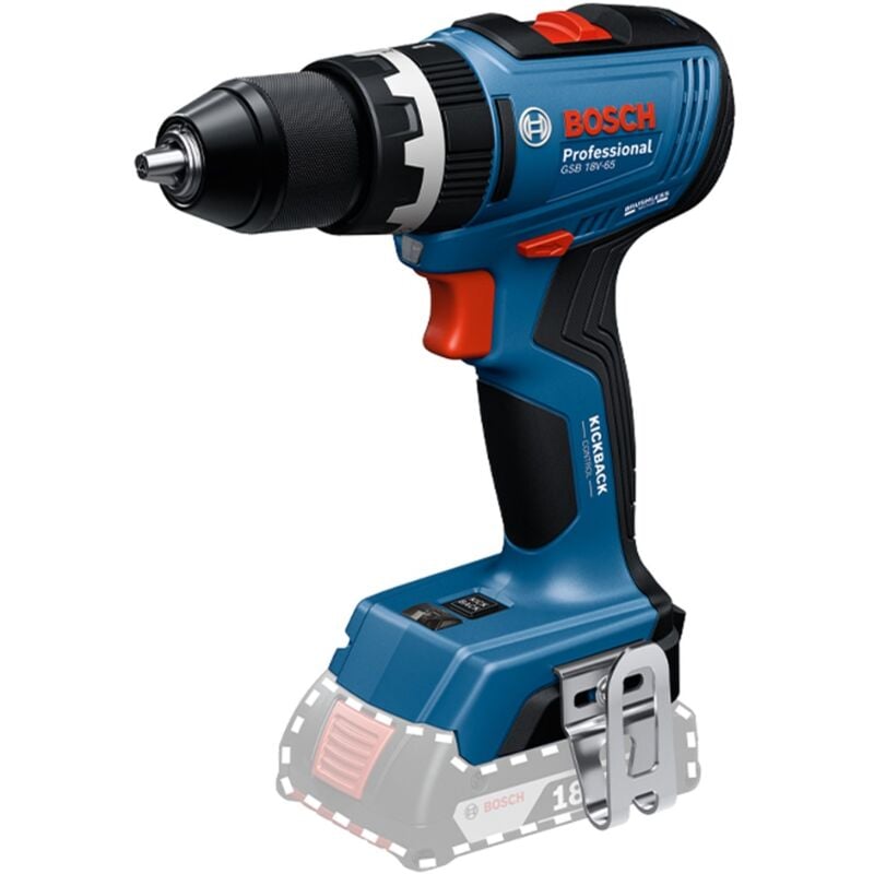Bosch Professional - Perceuse-visseuse à percussion gsb 18V-65 - bosch - sans batterie, ni chargeur - L-Boxx - 06019N3301