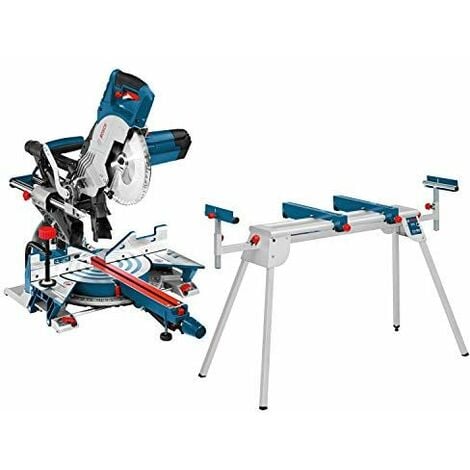 PACK - BOSCH Scie radiale et onglets 1600 W Ø 216 mm - GCM8SJL+GTA2600