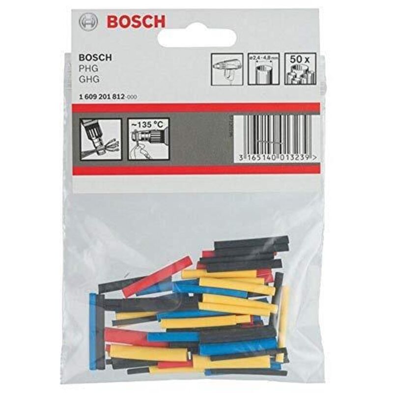 Tubetto termoretraibile per pistola ad aria calda Bosch, 1,6 - 4,8 mm