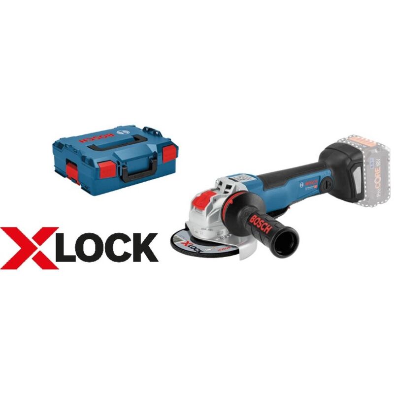 Bosch - Grinder per batterie X-Lock gwx 18V-10 pc