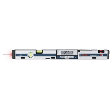Bosch Professional Inclinometro digitale GIM 60 L (precisione laser, campo di misura: 0-360º, lunghezza: 60 cm)