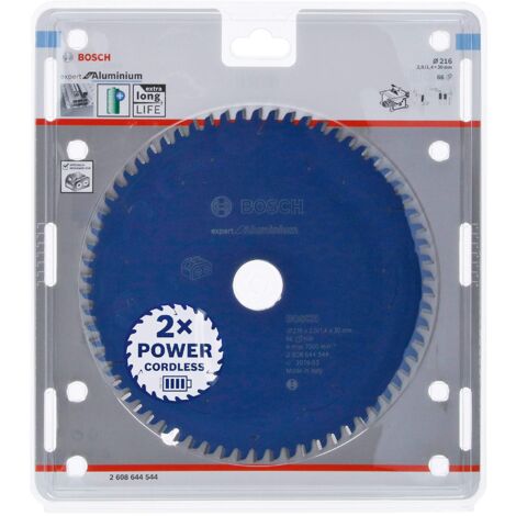 Bosch Professional Lama per sega circolare Expert for Aluminium (alluminio, 216 x 30 x 2 mm, 66 denti, accessorio per sega circolare a batteria)