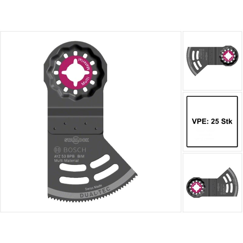 Bosch - ayz 53 bpb Dual Tec Lama bim 53 x 40 mm Starlock ( 2608664205 )