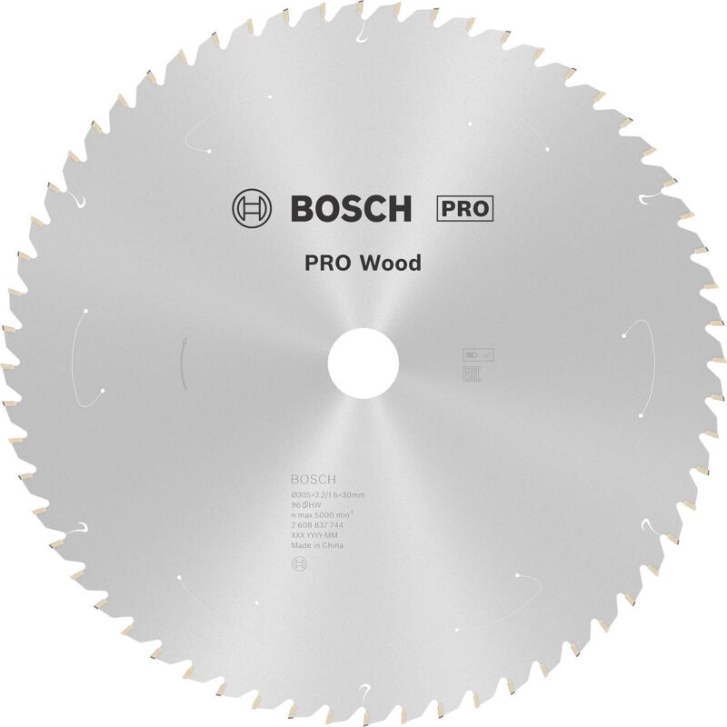Bosch - Lame pro Wood cordless pour scies circulaires 305 x 2,2 x 30 mm - 2608837744