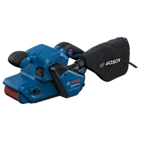 Bosch Professional Lijadora de banda GBS 750 (850 W, incl. banda abrasiva textil, bolsa para el polvo y caja)