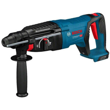 Bosch Professional – Marteau perforateur sans fil 18V – Énergie de frappe 2,5 J – SDS plus pour béton et maçonnerie – Éclairage LED intégré – Poignée ergonomique - 18V-26