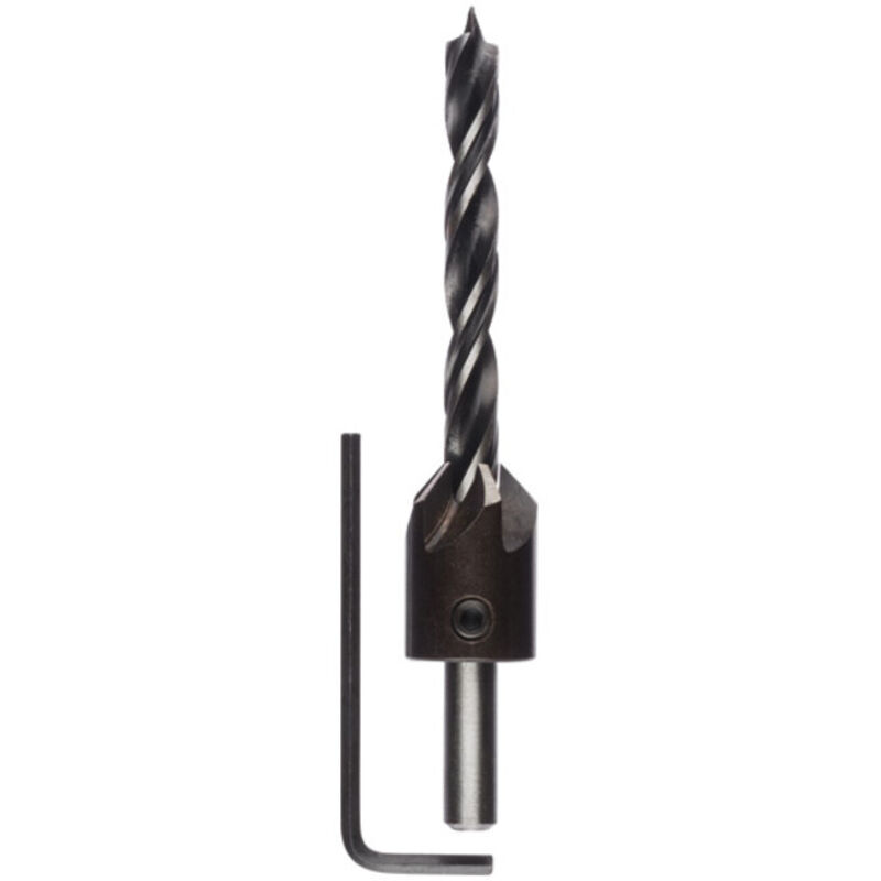 Mèche Hélicoïdale Bosch 2608596395 – Avec Fraise à Lamer, Ø 8 mm, Métal - vue 4