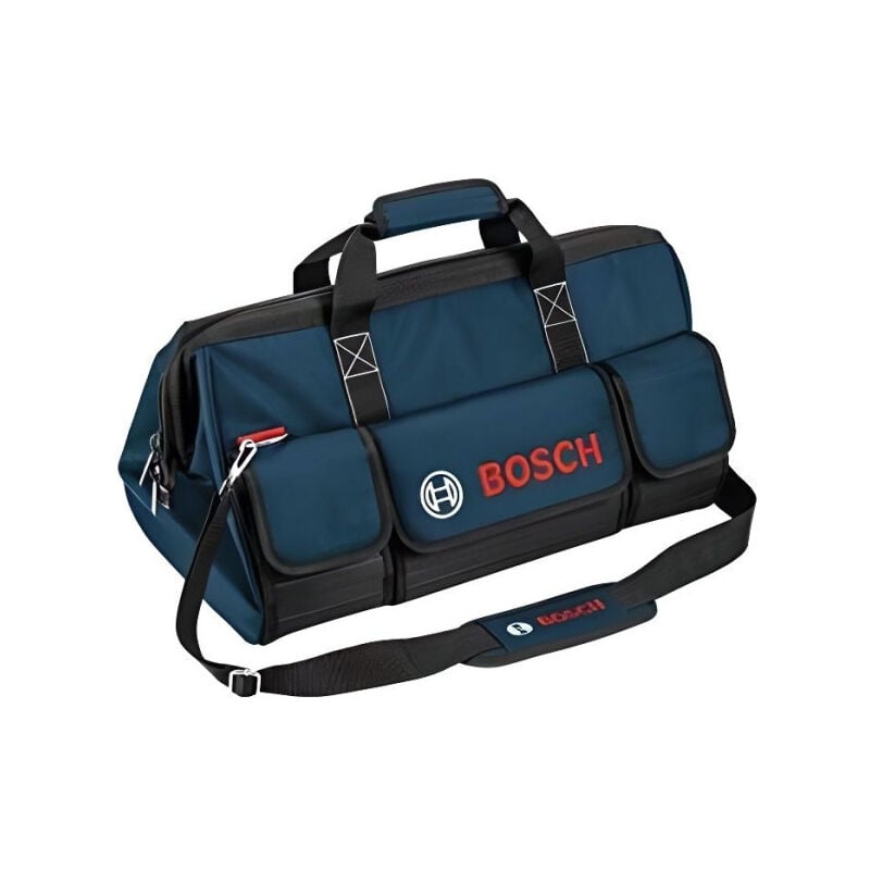 Sac a outils Bosch Taille m - Polyester résistant - 3 compartiments - Acces facile