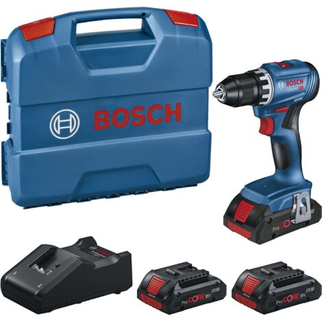 Bosch Professional Set: Akku-Bohrschrauber GSR 18V-45, 3 x ProCORE18V 4.0Ah, L-Case