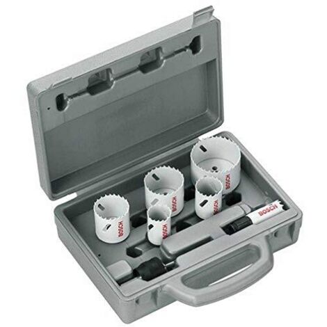 Bosch Professional Set da 6 pz. di Seghe a Tazza Progressor for Wood & Metal Set (Montatore di Sanitari, Ø 20-64 mm, Accessorio per Foratrice)