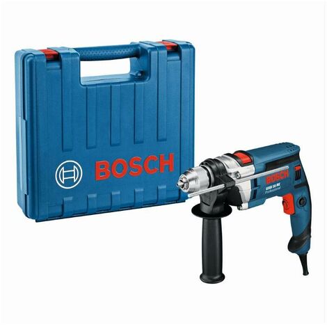 Bosch Professional Trapano con percussione GSB 16 RE (incl. mandrino a cambio rapido 13 mm, asta di profondità 210 mm, impugnatura supplementare, in valigetta professionale
