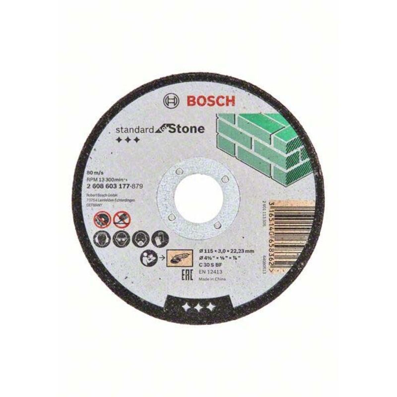 Pro Stone Trennscheibe 115 X 3 X 22, 23 Mm - 2608603177 - Bosch