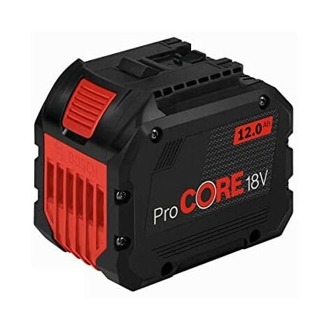 Bosch Professionnal 18V System ProCORE18V 12.0Ah - Batería de litio (1 batería x 12.0 Ah, tecnología Coolpack), Azul