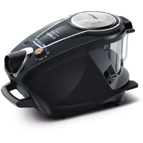 Bosch ProSilence Serie I 8 - Aspirapolvere Senza Sacco Estremamente Silenzioso, con SmartSensorControl e Intelligent SelfClean System, Nero