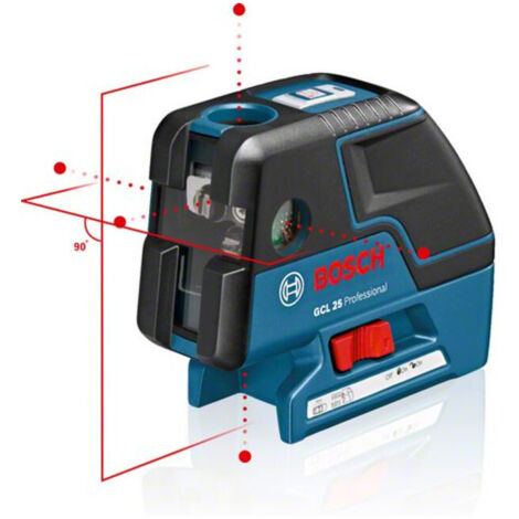 Bosch Punktlaser GCL 25 Professional im Set mit Schutztasche + Baustativ BT 150