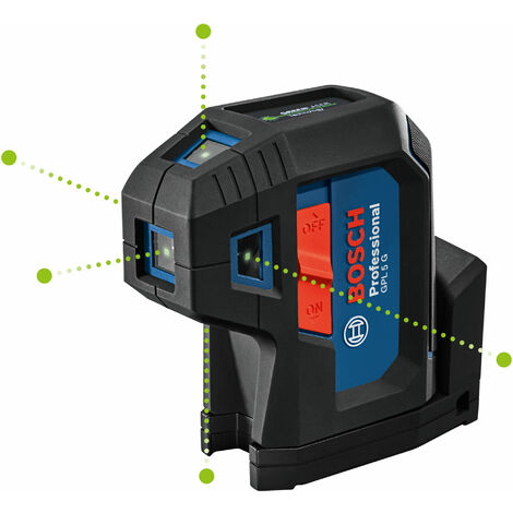 Bosch Punktlaser GPL 5 G Professional im Set in Schutztasche
