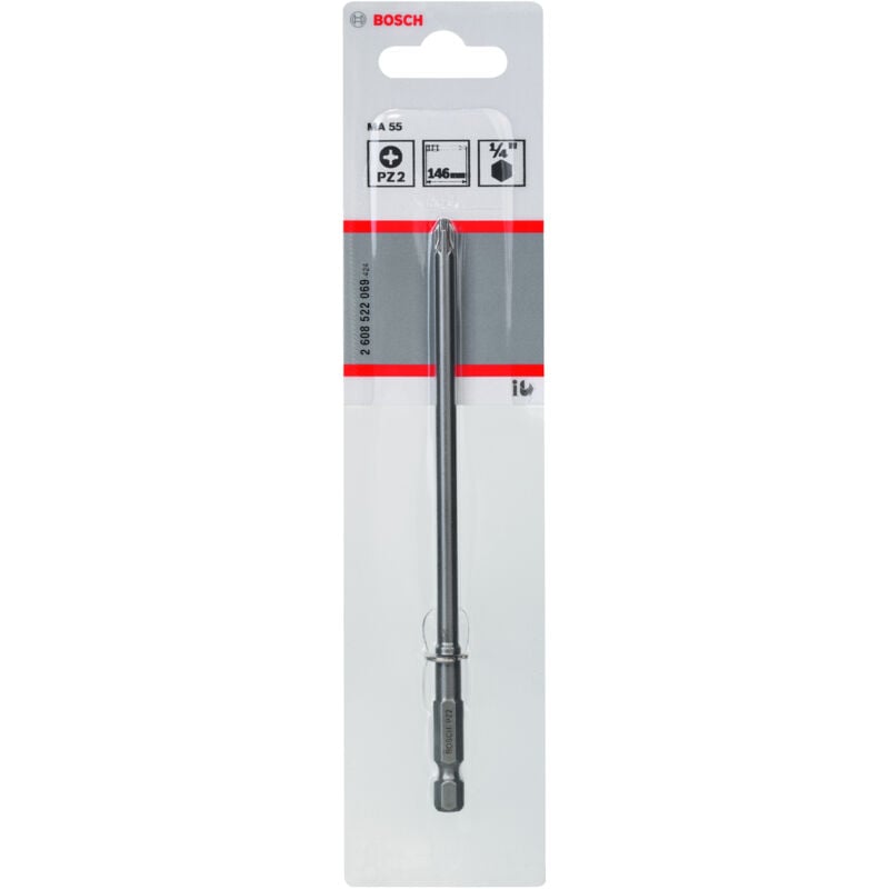 

BOSCH 2608522069 Punta de atornillar extra dura PZ 2, 145 mm