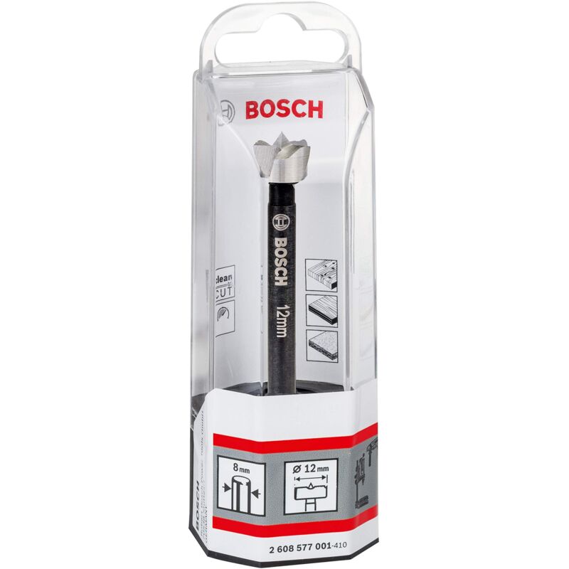 Punta Forstner Bosch Professional (legno, Ø 12 mm, lunghezza 90 mm, accessorio per trapano)