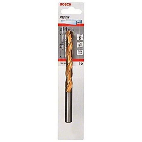 BOSCH PUNTA HSS TITANIO CILINDRICA DA 11 MM