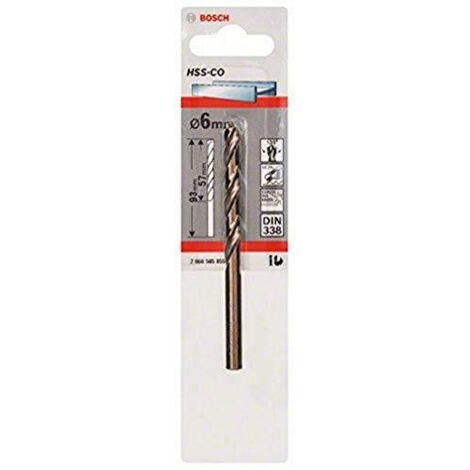 BOSCH - PUNTA PER METALLO HSS-CO DIN 338MM 6
