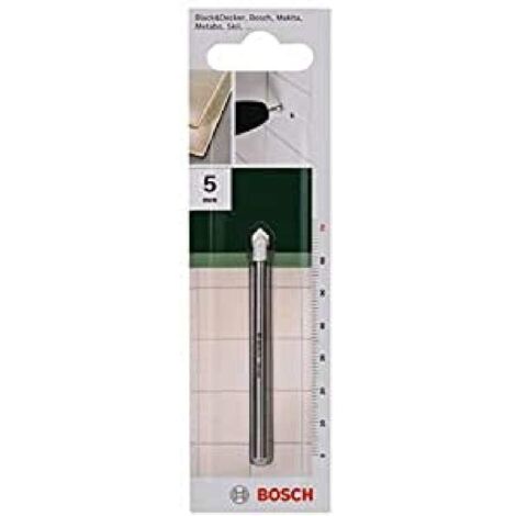 BOSCH - PUNTA PER PIASTRELLE 5MM LUNGHEZZA TOTALE 70MM CON ALBERINO CILINDRICO