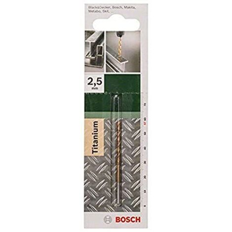 BOSCH - PUNTA TITANIO HSS-TIN 2,5x57