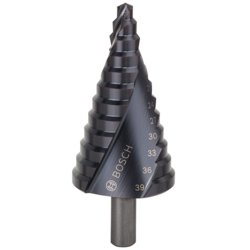 Punzonatrice a scalini HSS-AlTiN, 6 - 39 mm, 10 mm, 93,5, 12 livelli