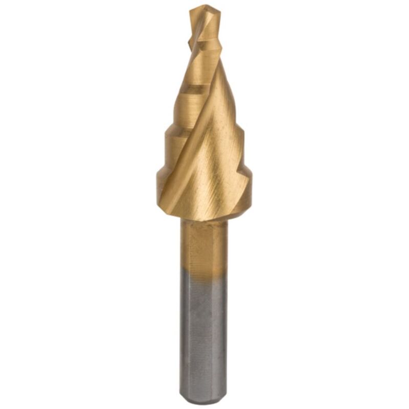 Punzonatrice a scalino HSS-TiN, 4 - 12 mm, 6 mm, 50 mm, 5 livelli