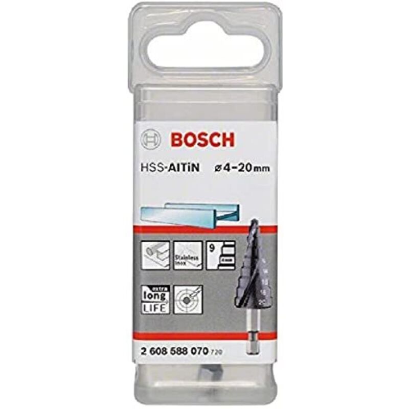 Bosch - Escalonada HSS-ALTiN hex: 4-20x70,5 (9)